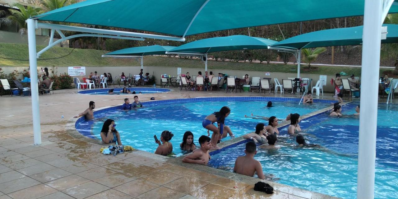 Aldeia Do Lago C204- Com Cozinha , Churrasqueira E Bebidas Liberadas No Parque Aquatico, Internet Banda Larga, Ponto Recarga De Carro Eletrico Caldas Novas Eksteriør billede