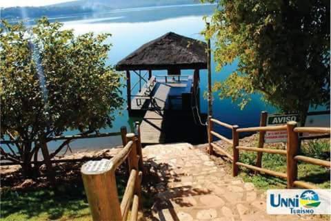 Aldeia Do Lago C204- Com Cozinha , Churrasqueira E Bebidas Liberadas No Parque Aquatico, Internet Banda Larga, Ponto Recarga De Carro Eletrico Caldas Novas Eksteriør billede