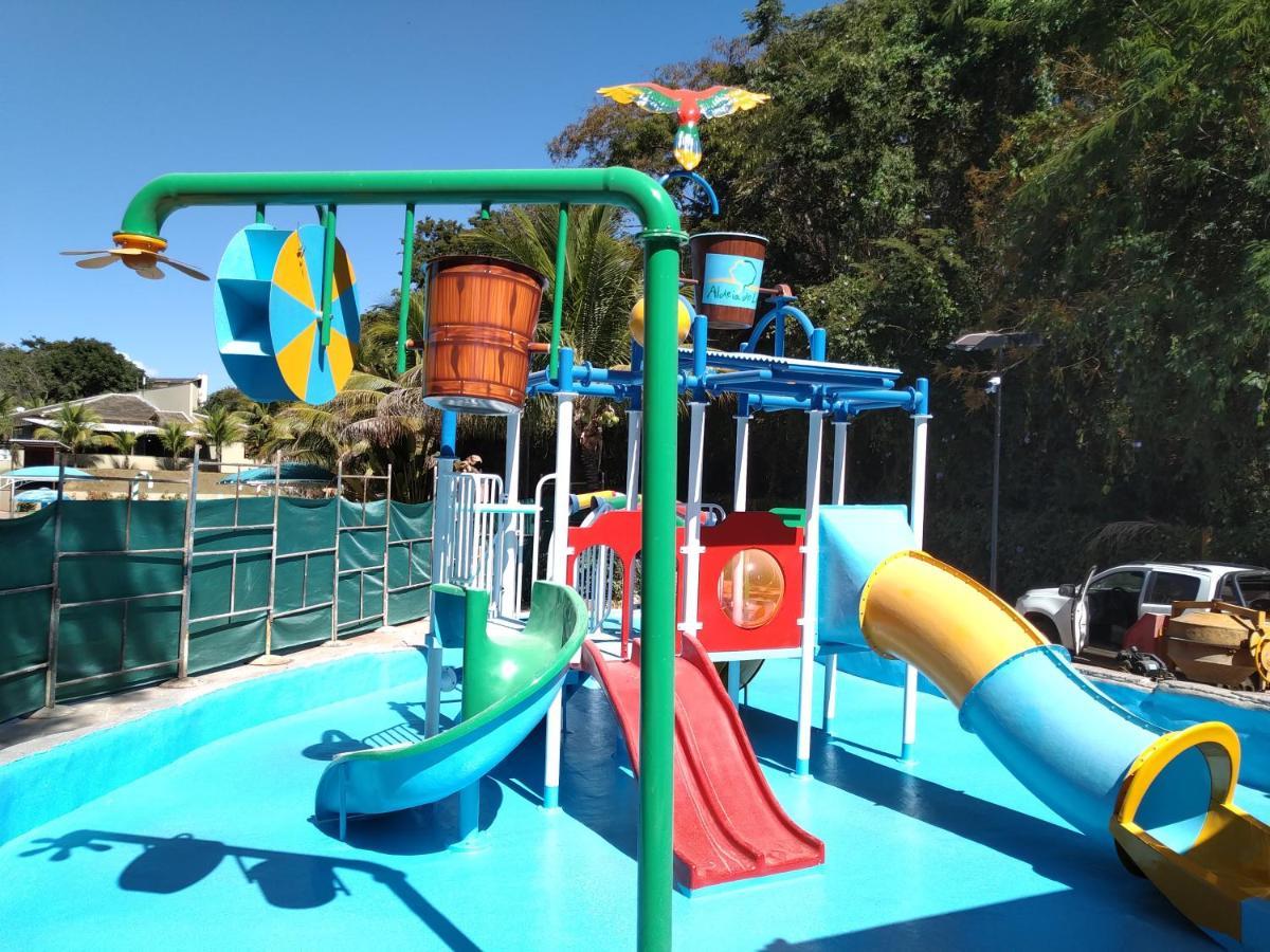 Aldeia Do Lago C204- Com Cozinha , Churrasqueira E Bebidas Liberadas No Parque Aquatico, Internet Banda Larga, Ponto Recarga De Carro Eletrico Caldas Novas Eksteriør billede